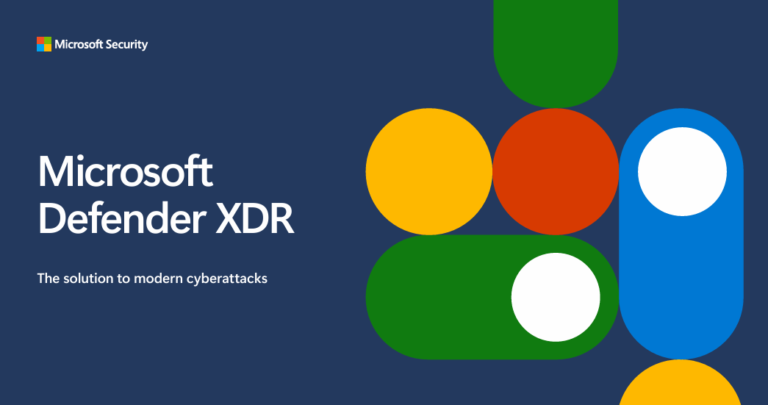 Microsoft Defender XDR dashboard for modern cyberattack protection