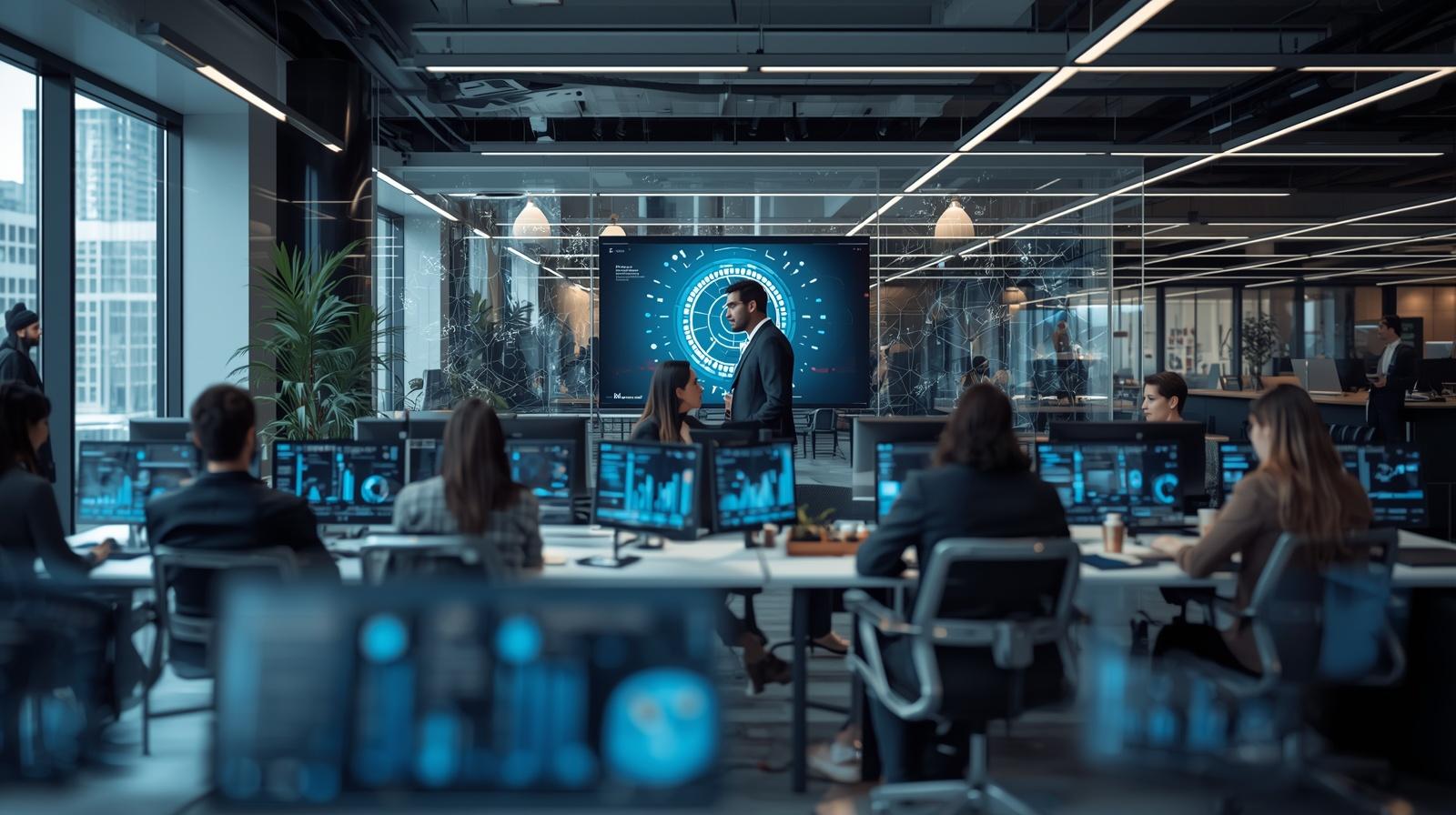 Teams using Microsoft Copilot to improve productivity and save time