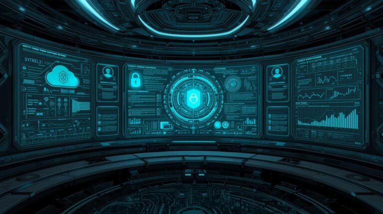 Zero Trust Security framework protecting modern workplace environments