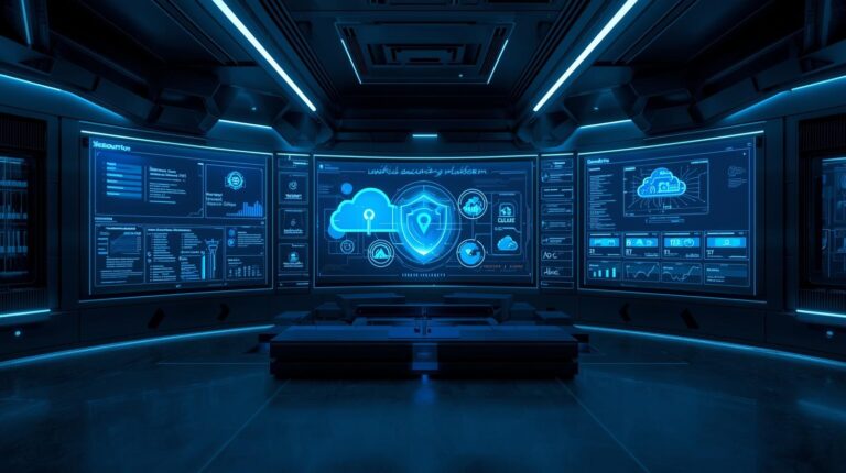 Security Operations Center using a unified security platform for threat monitoring