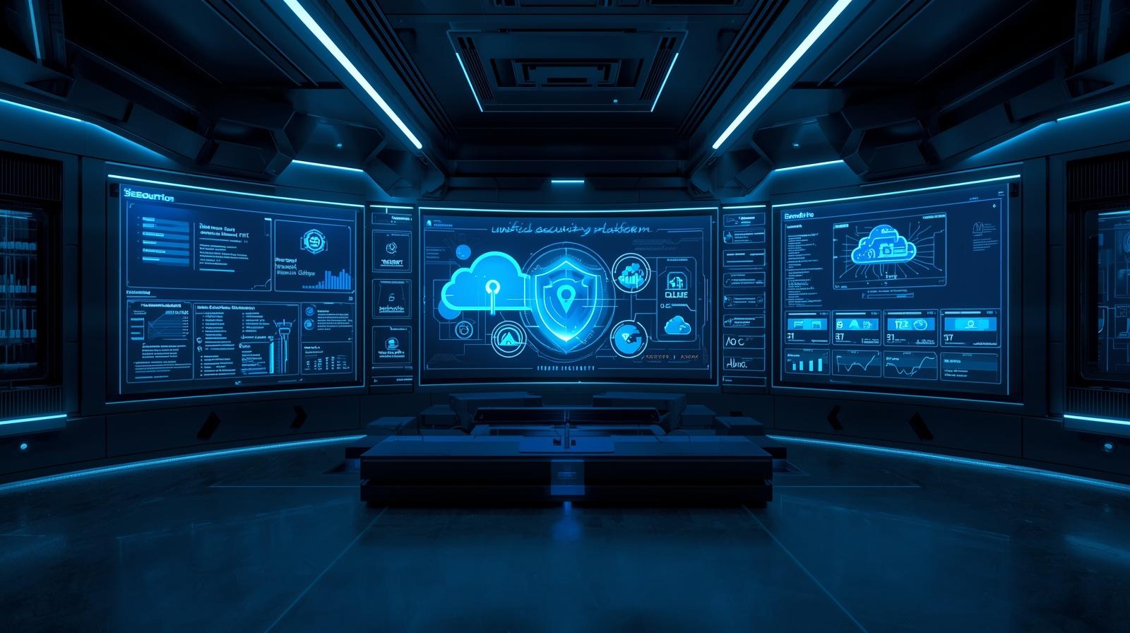 Security Operations Center using a unified security platform for threat monitoring